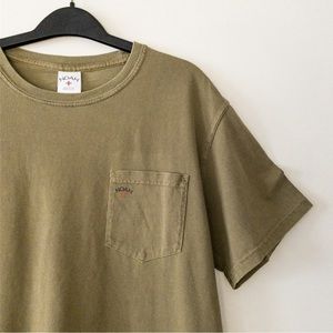 NOAH | Olive Core Logo Pocket Tee 🫒
